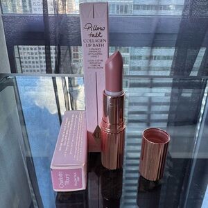 Charlotte Tilbury Pillow talk collagen lip bath , and pillow talk lipstick